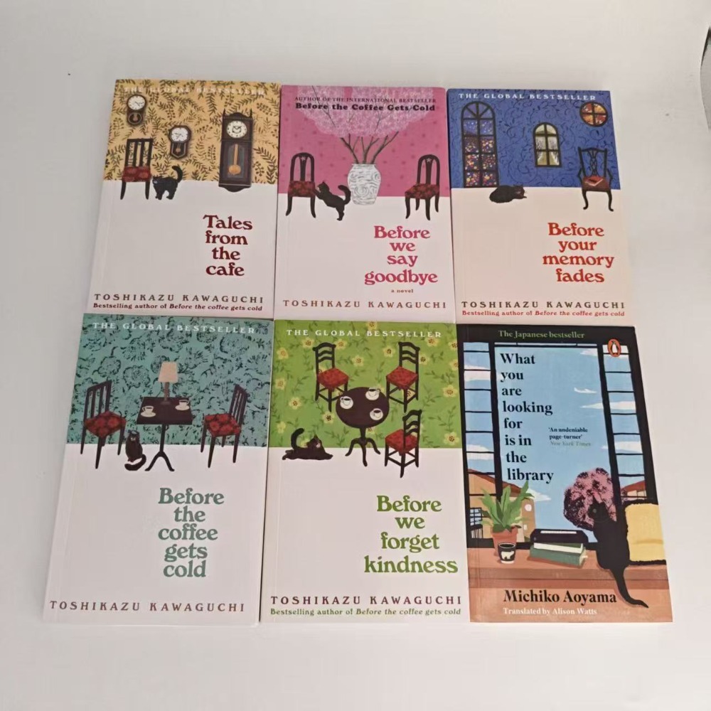 Japanese Lifestyle Books - 6 Pcs Inspirational Life Fiction Books