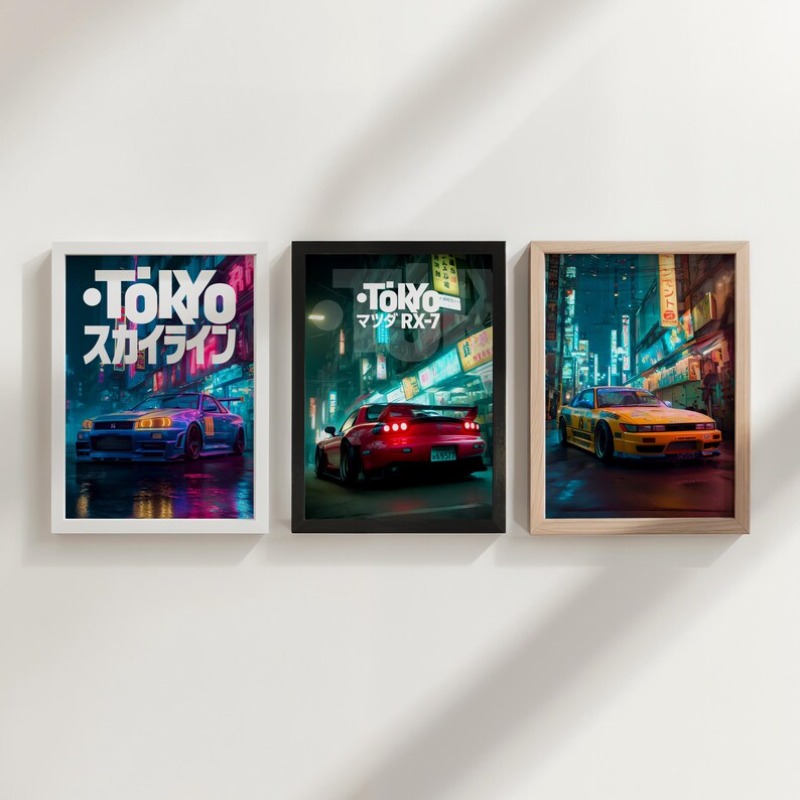 Vintage Tokyo JDM Car Poster N - огляд і ціна Japanese Tokyo Lifestyle