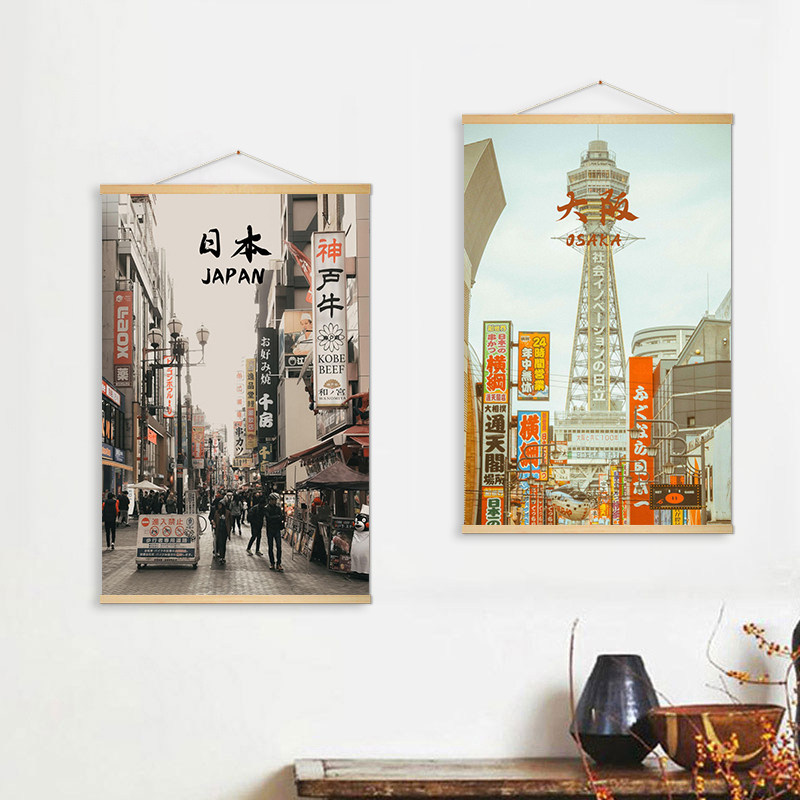 Japanese street scene hanging  - огляд і ціна Japanese Tokyo Lifestyle
