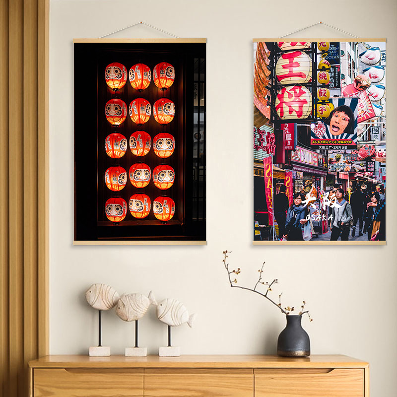 Japanese street scene hanging  - огляд і ціна Japanese Tokyo Lifestyle
