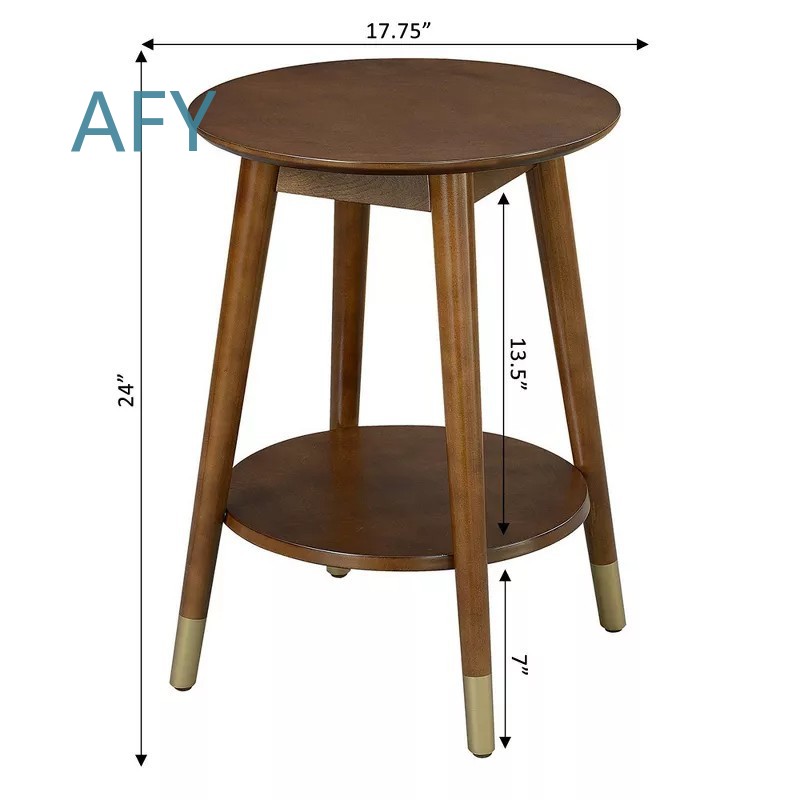 Wooden Side Table with Bottom  - огляд і ціна Muji Home Storage