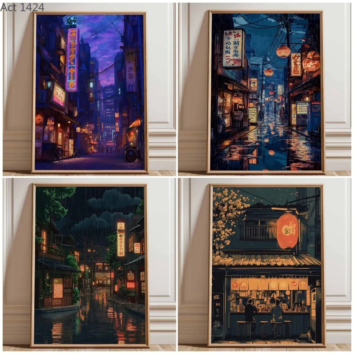 Neon Tokyo Street Poster Print - огляд і ціна Japanese Tokyo Lifestyle