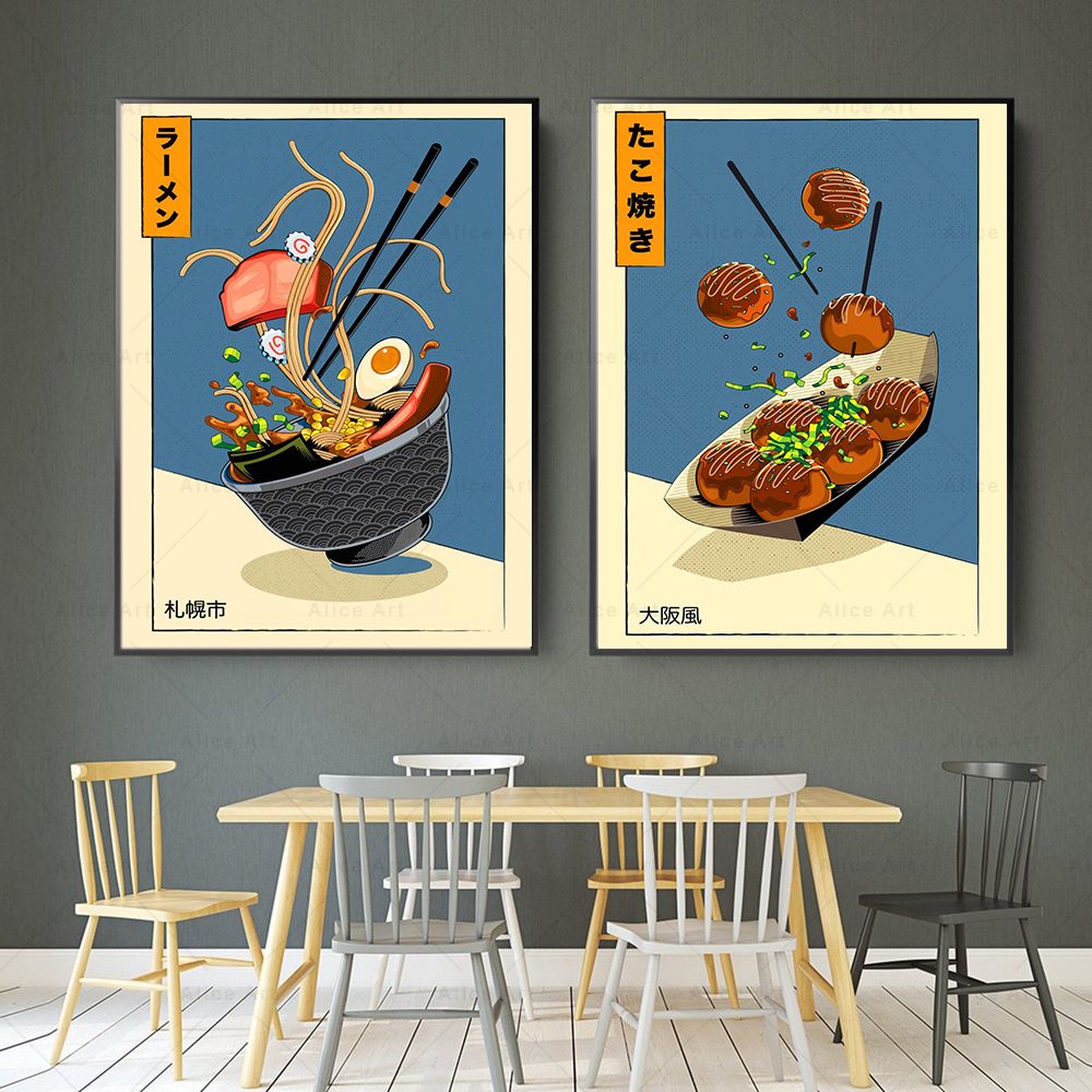 Japanese Style Poster Kitchen  - огляд і ціна Japanese Food Lifestyle